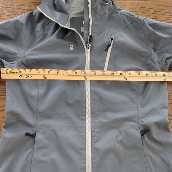 Little Donkey Andy long sleeve zipper front hooded high low lightweight Jacket S - Picture 10 of 16